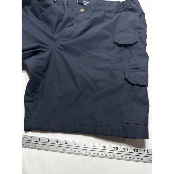 5.11 Tactical Navy Cargo Taclite Pro Pockets Zip Shorts Mens 40 73287 *READ - Picture 10 of 11